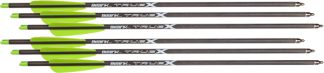 BEAR-X TRUEX CROSSBOW BOLTS - 20" CARBON 6PK