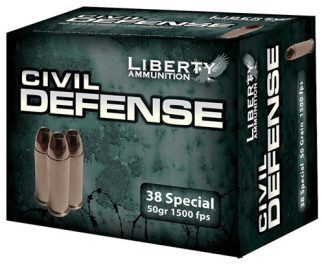LIBERTY CIVIL DEFENSE 38 - SPECIAL 50GR HP 20RD 10BX/CS