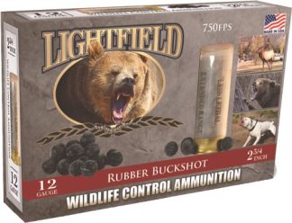 LIGHTFIELD 12GA 2.75" 21-BALL - RUBBER BUCKSHOT 5RD 10BX/CS