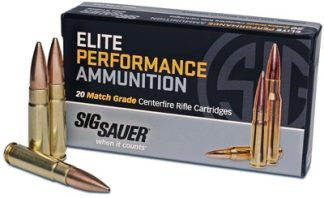 SIG AMMO 308 WIN 175GR OPEN - TIP MATCH 20RD 10BX/CS