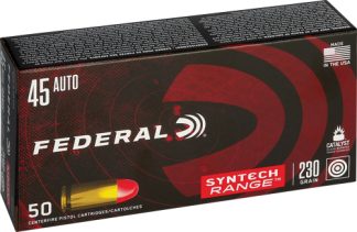 FEDERAL AE 45 ACP 230GR TOTAL - SYNTHETIC JACKET 50RD 10BX/CS