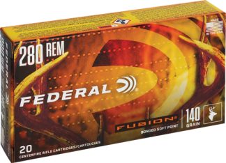 FEDERAL FUSION 280 REM 140GR - FUSION 20RD 10BX/CS