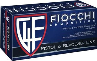 FIOCCHI 357 MAG 158GR JHP - 50RD 20BX/CS
