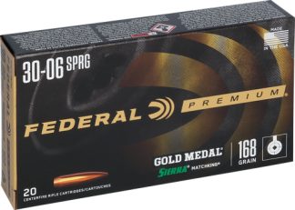 FEDERAL GOLD MEDAL 30-06 168GR - MATCHKING 20RD 10BX/CS