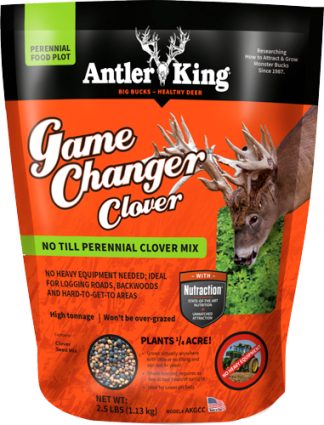 ANTLER KING GAME CHANGER - CLOVER 2.5# PERENIAL 1/4 ACRE