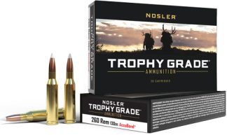 NOSLER TROPHY GRADE 260 REM - 130GR ACCUBOND 20RD 10BX/CS