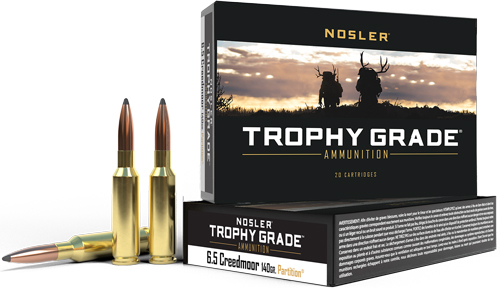 NOSLER TROPHY GRADE 6.5 CM - 140GR PARTITION 20RD 10BX/CS