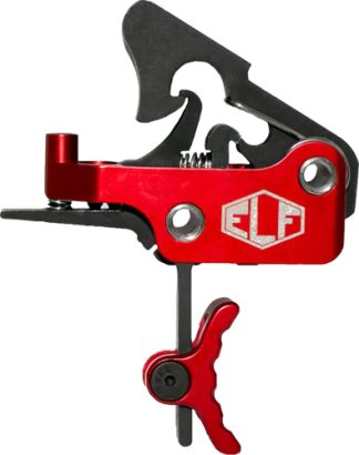 ELFTMANN TRIGGER APEX AR-15 - CURVED ADJ 2.75-7LBS RED