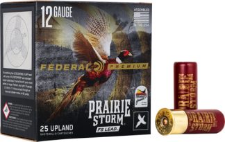 FEDERAL PRAIRIE STORM 12GA - 2.75" 1-1/4OZ #4 25RD 10BX/CS