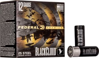 FEDERAL BLACK CLOUD 12GA 3" - 1-1/4OZ #4 1450FPS 25RD 10BX/C