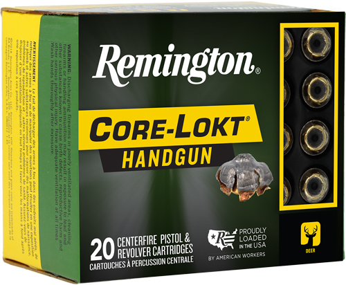 REMINGTON 357 MAG 180GR - CORE-LOKT JHP 20RD 10BX/CS