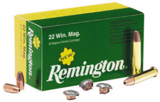 REMINGTON 22WMR 40GR JHP - 1910FPS 50RD 40BX/CS