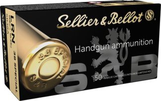 S&B 38 SPECIAL 158GR LEAD-RN - 50RD 20BX/CS