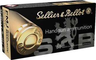 S&B 9MM MAKAROV 95GR FMJ-RN - 50RD 20BX/CS