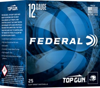 FEDERAL TOP GUN 12GA 1OZ #8 - 1250FPS 250RD CASE LOT