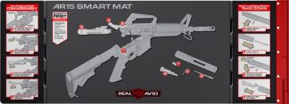 REAL AVID SMART MAT AR15 W/ - PARTS KEEPER 43"X16" NEOPRENE