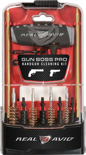 REAL AVID GUN BOSS PRO HANDGUN - CLEANING KIT 15-PIECE