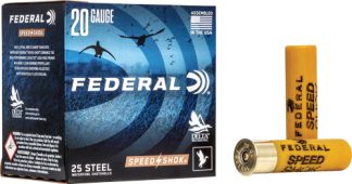 FEDERAL SPEED SHOK 20GA 3" - 7/8OZ #1 1550FPS 25RD 10BX/CS