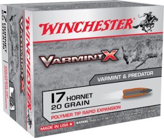 WINCHESTER VARMINT-X 17 HORNET - 20GR 20RD 10BX/CS