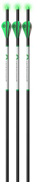 CENTERPOINT XBOW ARROW PREMIUM - 20" GRN LIGHTED NOCK .003 3PK