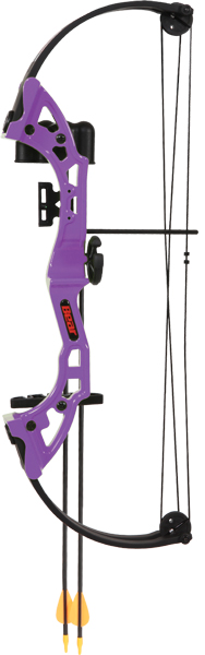 BEAR ARCHERY YOUTH COMPOUND - BOW BRAVE RH PURPLE AGE 8+