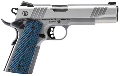 Bersa B19117050SMBL B1911 .45 ACP 5" 8+1 Stainless/VZ Grips