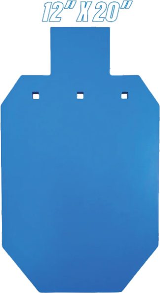 BASH TARGET AR500 SILHOUETTE - TWO-THIRD SIZE 12"X20"-1/2"