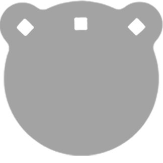 BASH TARGET AR500 GONG TARGET - ROUND 6"-1/2" THICK
