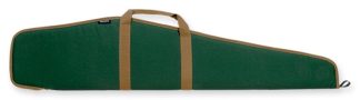 BULLDOG RIFLE CASE 48" GREEN - W/TAN TRIM 5/8" PADDING