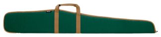BULLDOG SHOTGUN CASE 52" GREEN - W/ TAN TRIM 5/8" PADDING