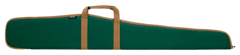 BULLDOG SHOTGUN CASE 52" GREEN - W/ TAN TRIM 5/8" PADDING