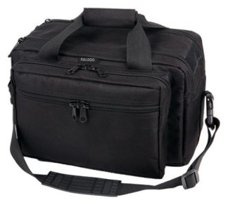 BULLDOG EXTRA LARGE RANGE BAG - BLACK W/ PISTOL RUG