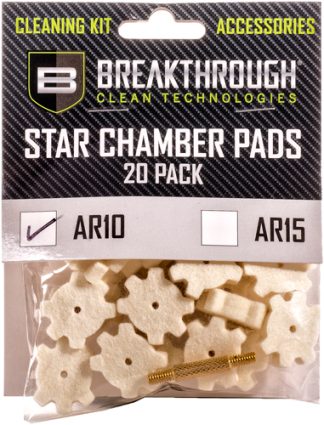 BREAKTHROUGH AR-10 STAR - CHAMBER PAD 20 PK W/ 8-32 ADTR