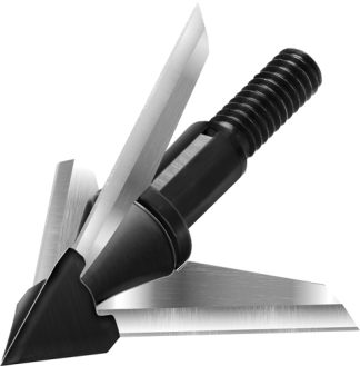 QAD EXODUS BROADHEAD 125GR - 1.25" CUT SWEPT BLADE 3PK