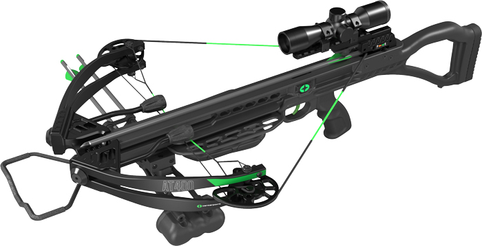 CENTERPOINT XBOW AT400 W/ - DETACHABLE CRANK 430FPS BLACK