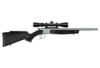 CVA Scout CR4817SSC V2 Takedown .350 Legend 20" Single Shot Stainless/Black W/ Konus Pro 3-9x40 Scope & Case