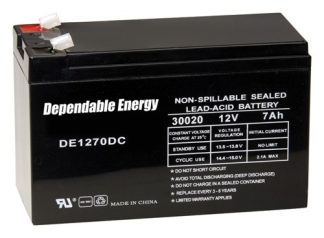 AMERICAN HUNTER BATTERY - RECHARGEABLE 12V 7AMP TAB TOP