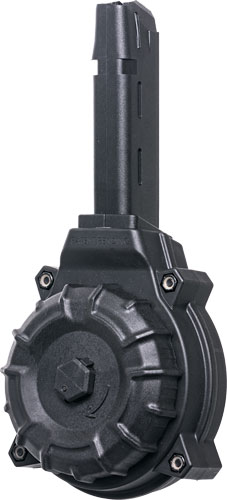 PRO MAG MAGAZINE FOR GLOCK 17 - 19 9MM 50RD DRUM BLACK POLYMER