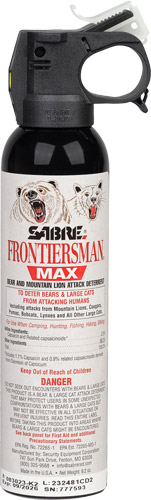 SABRE FRONTIERSMAN MAX BEAR & - MOUNTIAN LION SPRAY 9.2OZ