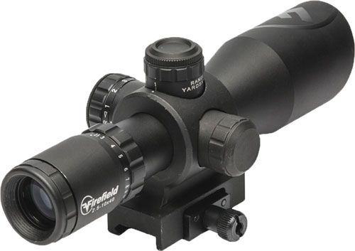 FIREFIELD BARRAGE 2.5-10X40 - RIFLESCOPE MIL-DOT RETICLE - Image 2