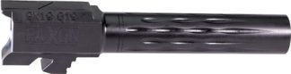 FAXON FITS GLOCK 19 BARREL 9MM - FLAME FLUTED NON THREADED BLK