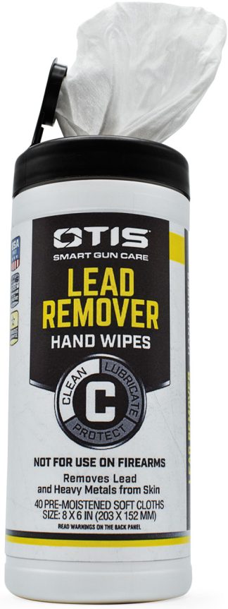 OTIS LEAD REMOVER HAND WIPES - CANISTER 40 COUNT