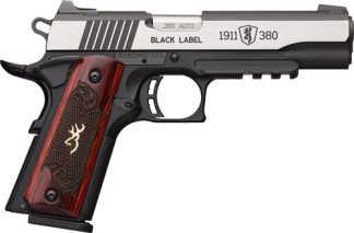 BROWNING 1911-380 BLACK LABEL - MEDALLIAN PRO 4.25" FS W/RAIL