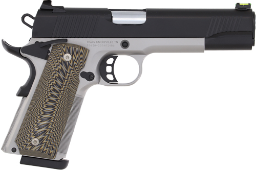 TISAS 1911 D10 FO 10MM - 5" BBL SS/BLACK 2-8RD MAGS