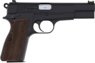 INGLIS P-35 HI-POWER 9MM - 4.7" BBL 2-15RD BLACK/WOOD