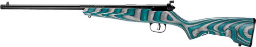 SAVAGE RASCAL YOUTH SINGLESHOT - 22LR MINIMALIST TEAL/GRAY - Image 3