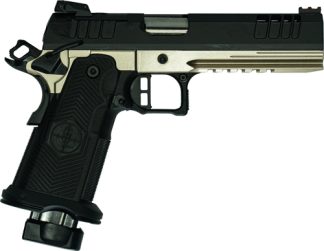 GLFA 1911DS SYNERGY 9MM 5" 20 - SHOT BLK SLIDE PLATINUM FRAME