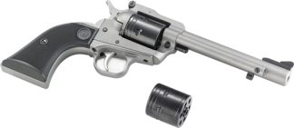 RUGER SUPER WRANGLER 5.5" FS - 22LR/22WMR SILVER CERAKOTE
