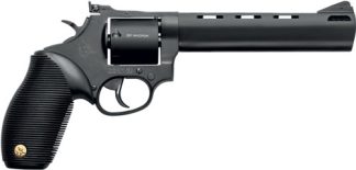 TAURUS 692 38/357/9MM 6.5" ADJ - 7-SHOT PORTED MATTE BLK RIBBER