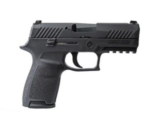 SIG P320 COMPACT 45ACP 3.9" - DAO SIGLITE (2)9RD POLY/BLACK